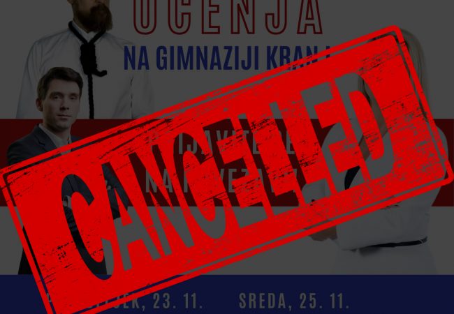 "Cancel culture" in kranjska gimnazija